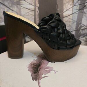 Jessica Simpson Supira Platform Heels Women 7.5M Black | Modern Chic